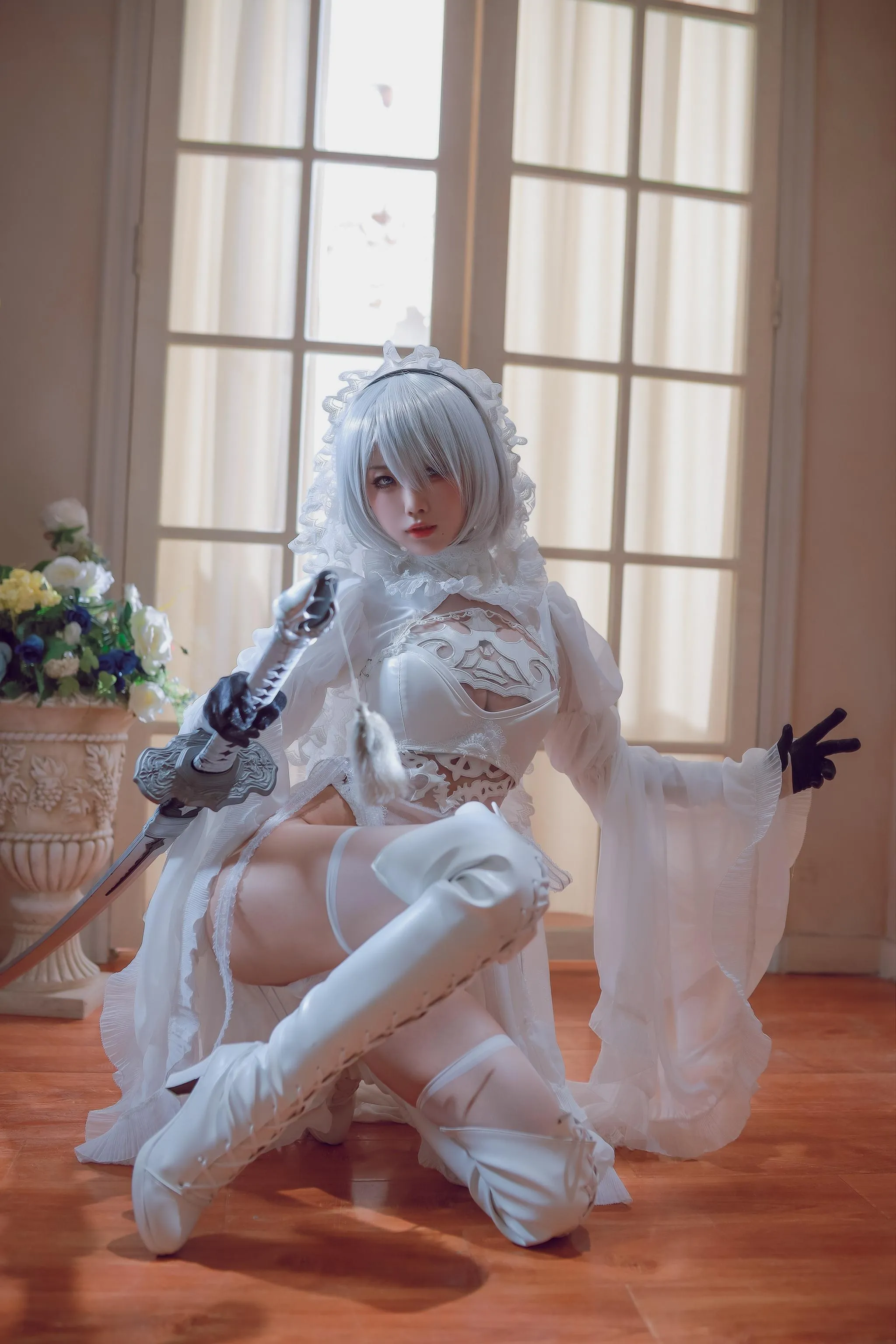 水淼Aqua – NO.39 -黑白2b [55P]插图7